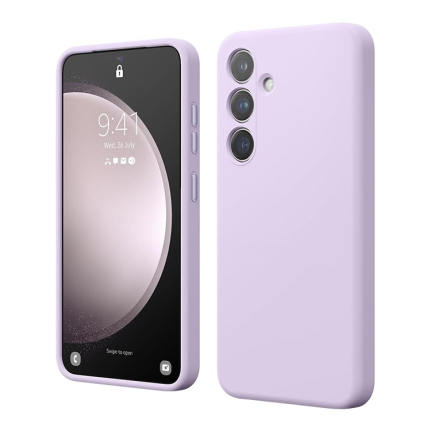 Чехол Samsung S24 Soft Silicone Liquid Lavender (Фиолетовый)