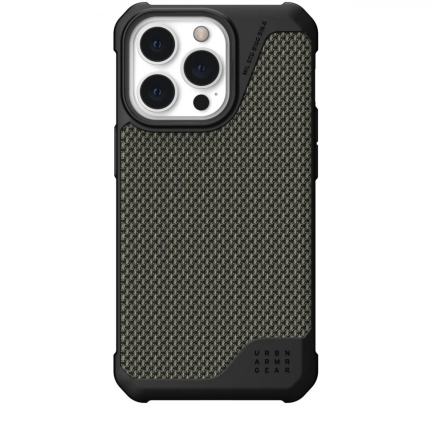 Чехол iPhone 13 Pro UAG Metropolis LT Kevlar Olive Green (Зелёный)