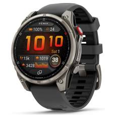 Купить Garmin Fenix 8 Pro - 47 mm, AMOLED Sapphire, Titanium with Graphite/black silicone band (010-03198-11) Garmin Fenix 8 Pro - 47 mm, AMOLED Sapphire, Titanium with Graphite/black silicone band (010-03198-11)