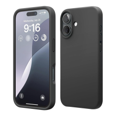 Чехол iPhone 16 Elago Soft Silicone Liquid Black