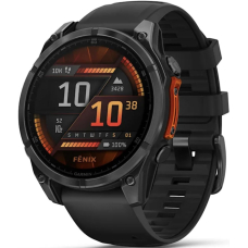 Garmin Fenix 8 AMOLED 47mm Slate Gray / Black Silicone Band (010-02904-00 | 010-02904-09)