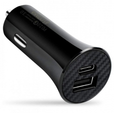 АЗУ Pitaka Quick Charge USB A+ Type C Black