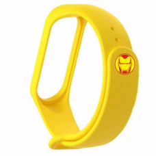 Ремешок для Mi Band 4 Iron Man Yellow